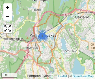 Area schools map